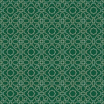 Detail Islamic Pattern Background Green Nomer 28