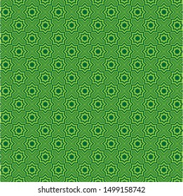 Detail Islamic Pattern Background Green Nomer 30