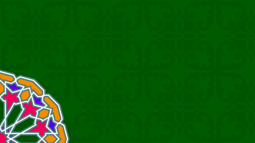 Detail Islamic Pattern Background Green Nomer 32