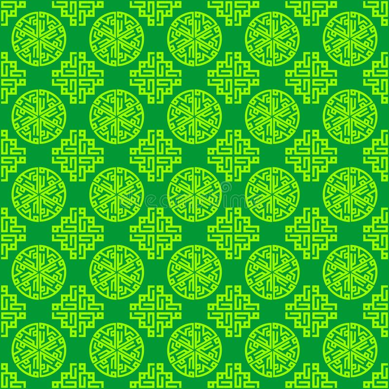 Detail Islamic Pattern Background Green Nomer 47