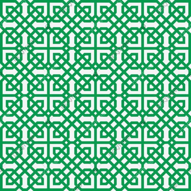 Detail Islamic Pattern Background Green Nomer 54