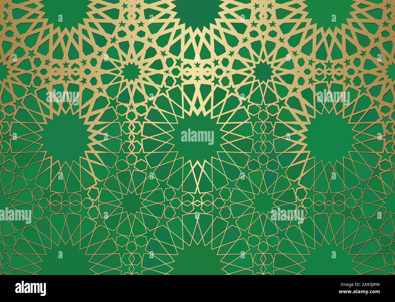 Detail Islamic Pattern Background Green Nomer 55
