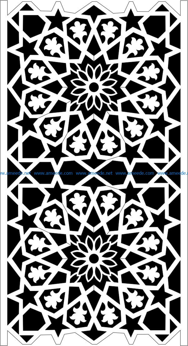 Detail Islamic Pattern Cdr Nomer 12