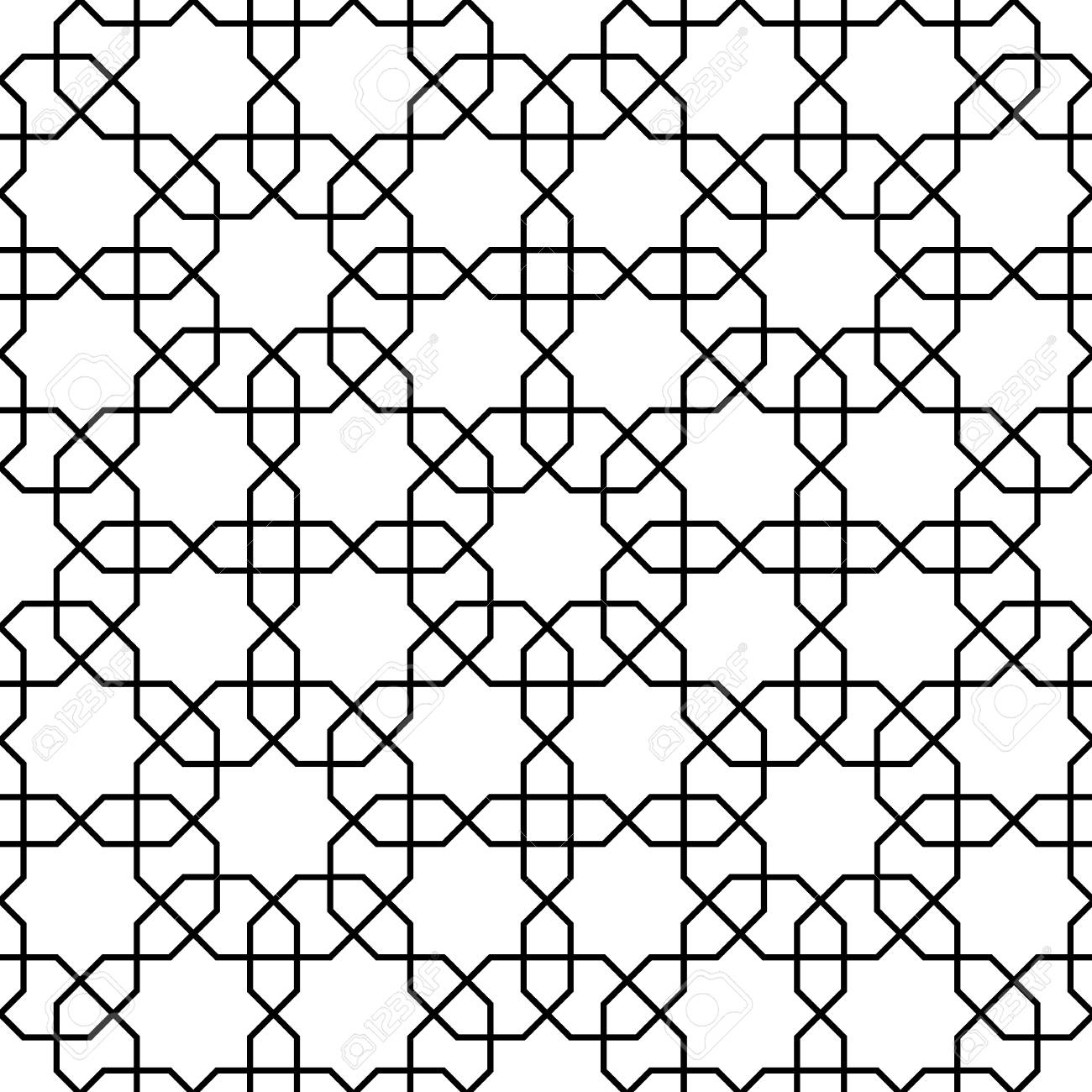 Detail Islamic Pattern Vector Transparent Nomer 24