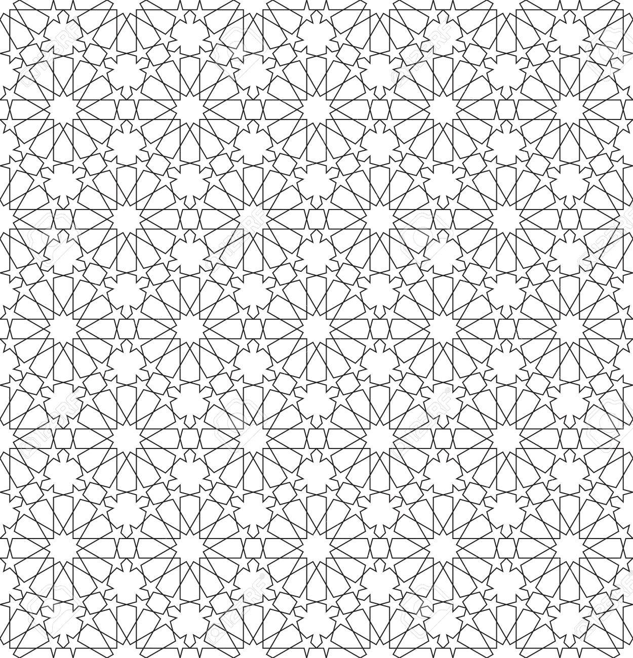 Detail Islamic Pattern Vector Transparent Nomer 25