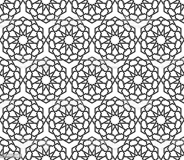 Detail Islamic Pattern Vector Transparent Nomer 46