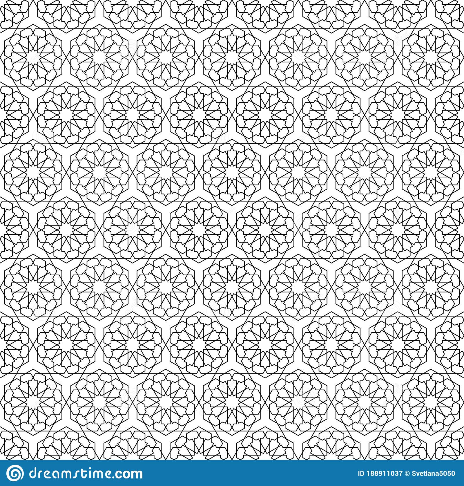 Detail Islamic Pattern Vector Transparent Nomer 6