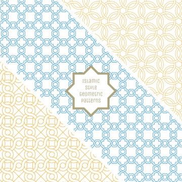 Detail Islamic Pattern Vector Transparent Nomer 52