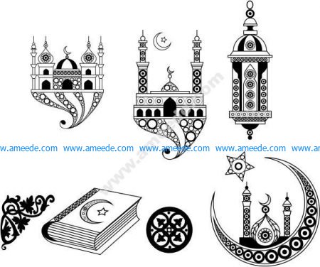 Detail Islamic Vector Art Nomer 55