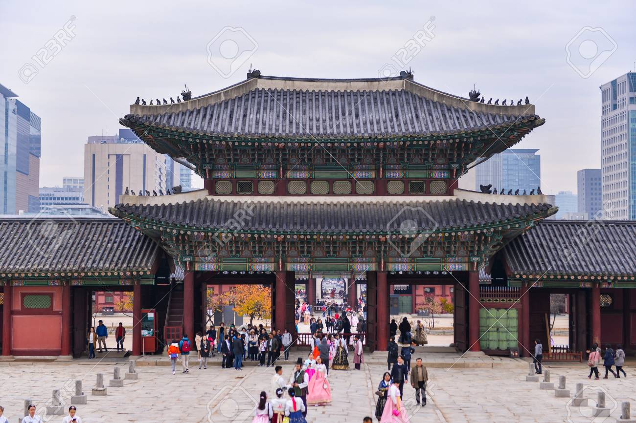 Detail Istana Gyeongbokgung Di Korea Nomer 46