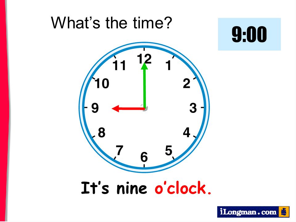 Detail Its Nine O Clock Nomer 6