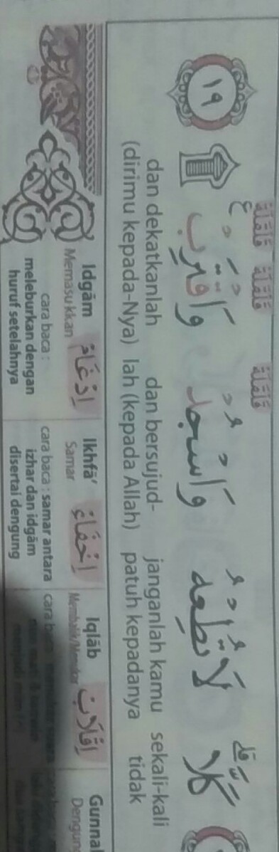 Detail Izhar Di Surat Al Alaq Nomer 25