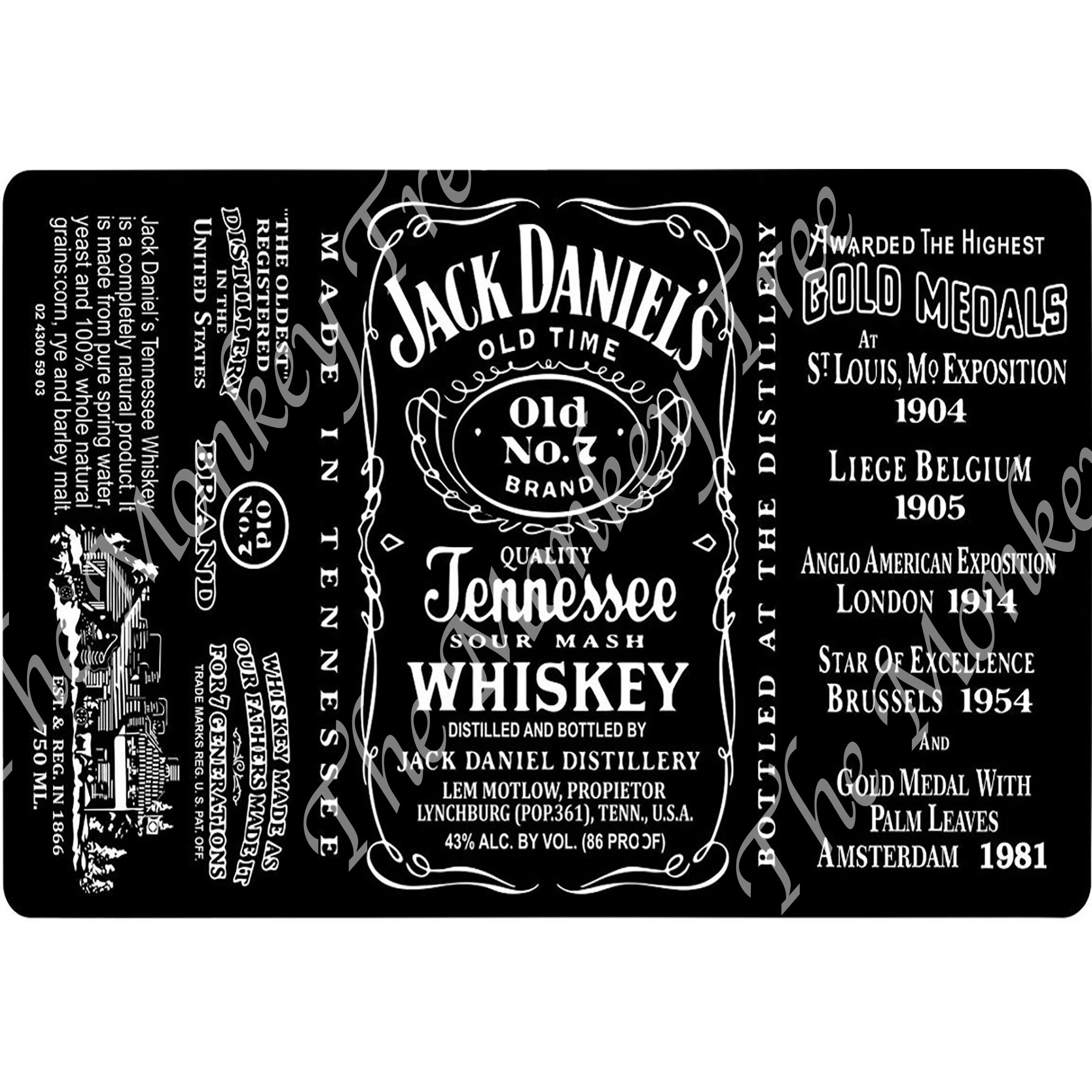 Detail Jack Daniels Label Nomer 37