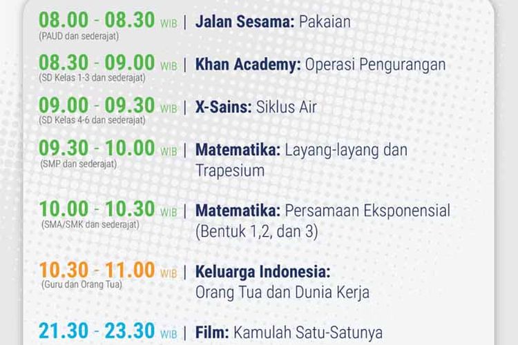 Detail Jadwal Belajar Di Rumah Nomer 30