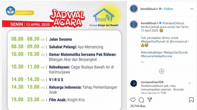 Detail Jadwal Belajar Di Rumah Nomer 32