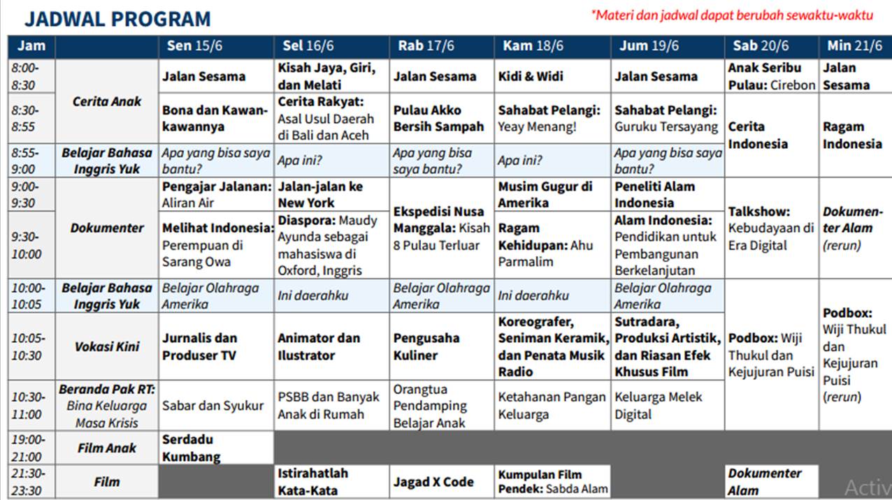 Detail Jadwal Belajar Di Rumah Nomer 40