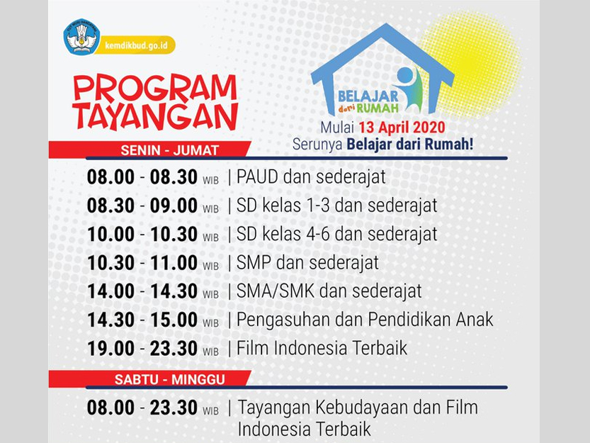 Detail Jadwal Belajar Di Rumah Nomer 4