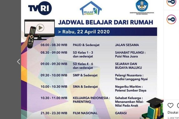 Detail Jadwal Belajar Di Rumah Nomer 43