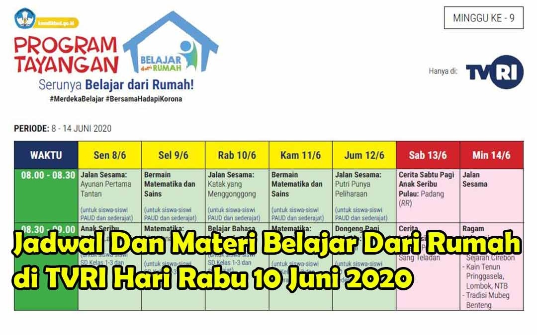 Detail Jadwal Belajar Di Rumah Nomer 48