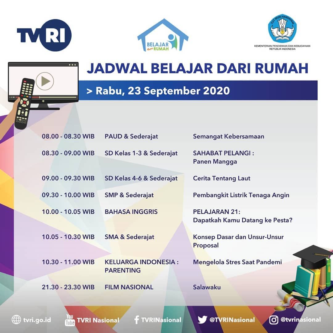 Detail Jadwal Belajar Di Rumah Nomer 5