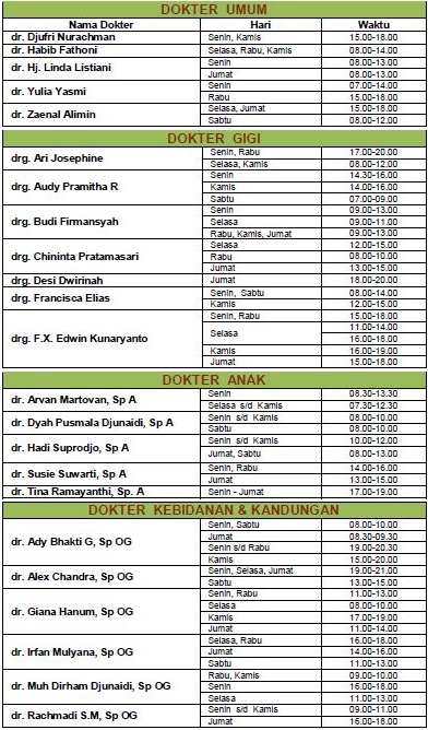 Detail Jadwal Dokter Mata Rumah Sakit Bhakti Yudha Depok Nomer 55