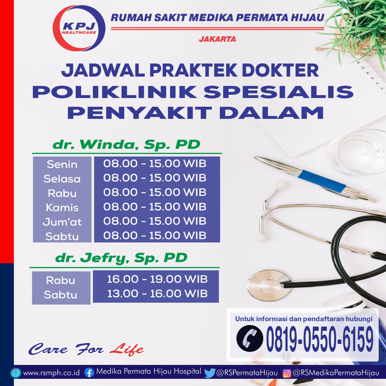 Detail Jadwal Dokter Rumah Sakit Medika Permata Hijau Nomer 2