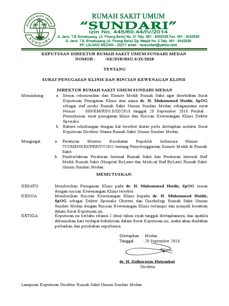 Detail Jadwal Dokter Rumah Sakit Sundari Medan Nomer 10