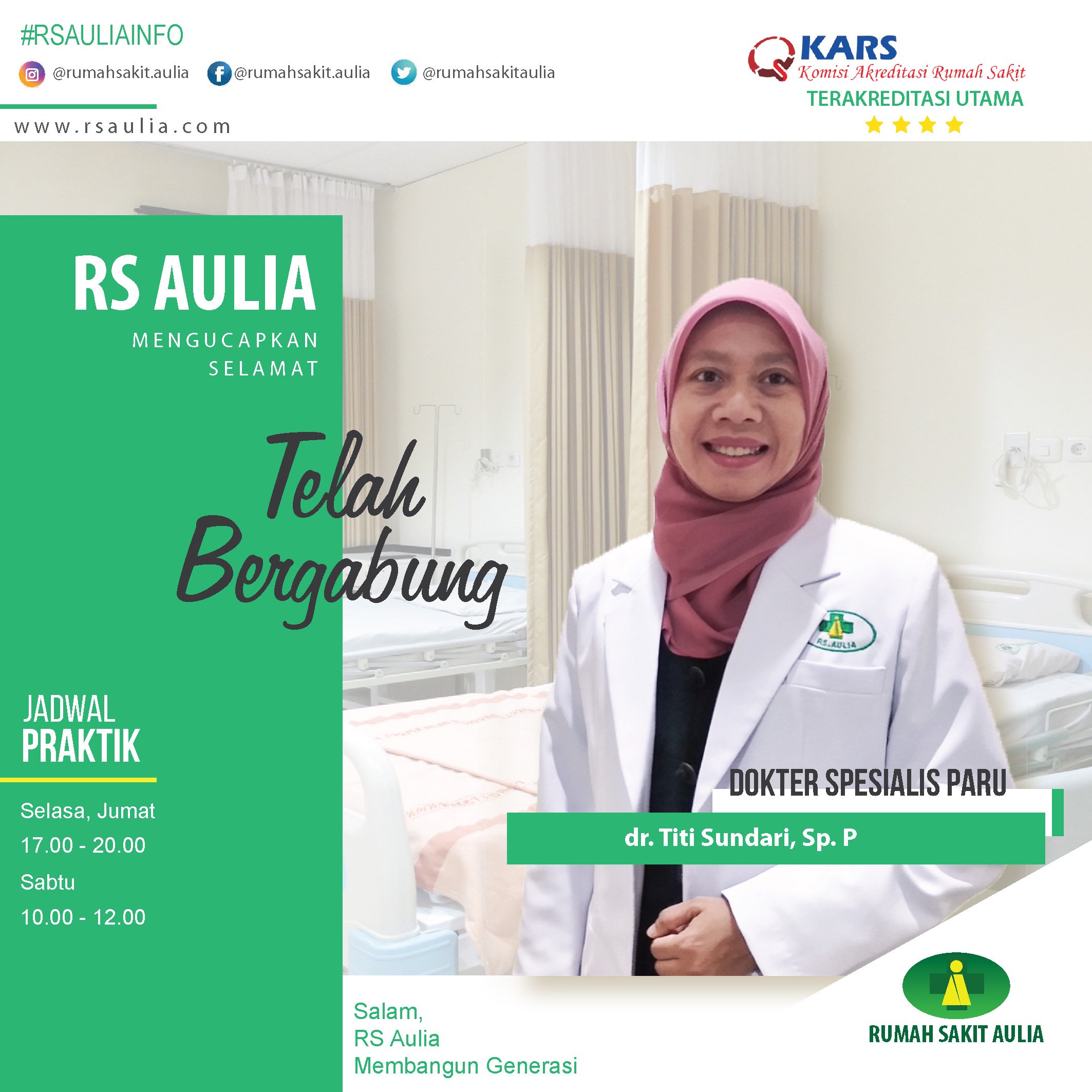 Detail Jadwal Dokter Rumah Sakit Sundari Medan Nomer 18