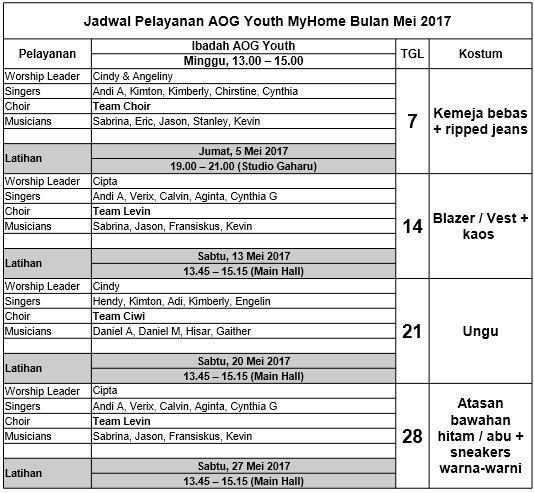 Detail Jadwal Ibadah Gereja Mawar Sharon Surabaya Nomer 4