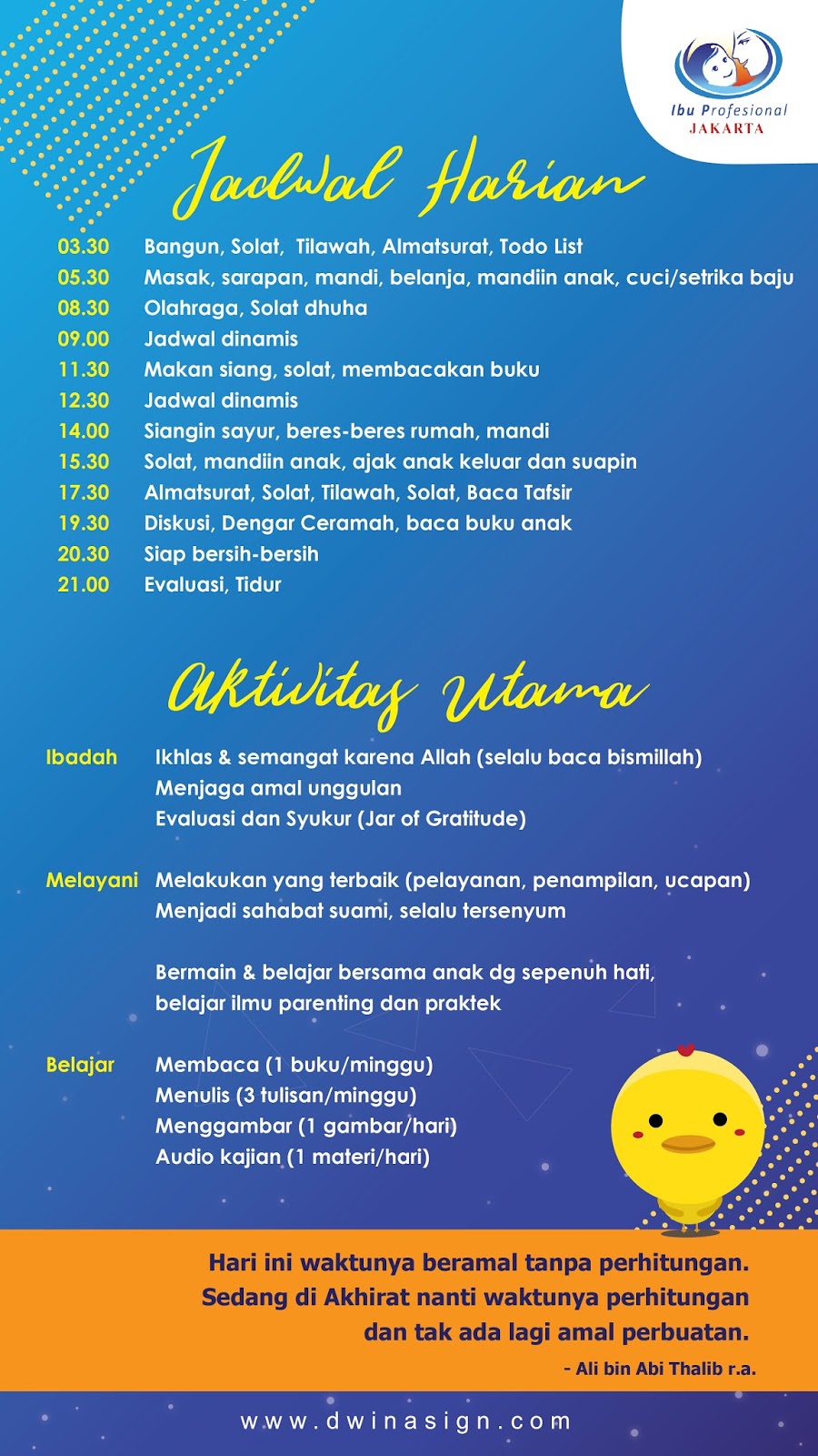 Jadwal Ibu Rumah Tangga - KibrisPDR