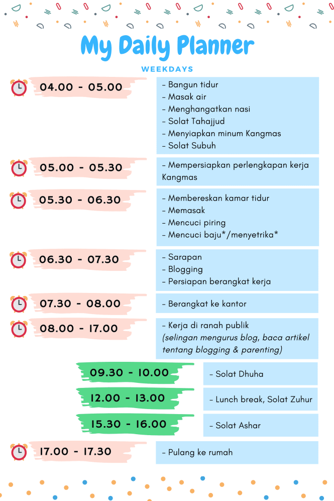 Detail Jadwal Ibu Rumah Tangga Nomer 4