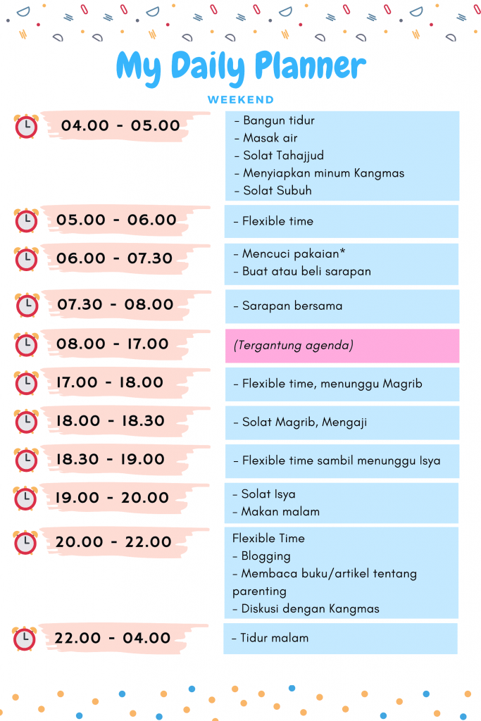 Detail Jadwal Ibu Rumah Tangga Nomer 29