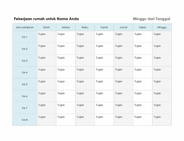 Detail Jadwal Kegiatan Anak Di Rumah Nomer 43