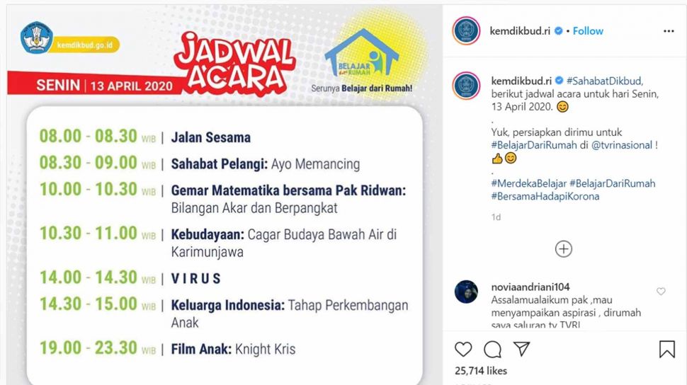 Download Jadwal Kegiatan Di Rumah Nomer 24