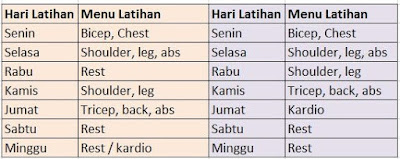 Detail Jadwal Latihan Otot Di Rumah Nomer 16