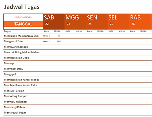 Detail Jadwal Membersihkan Rumah Dari Senin Sampai Minggu Nomer 49