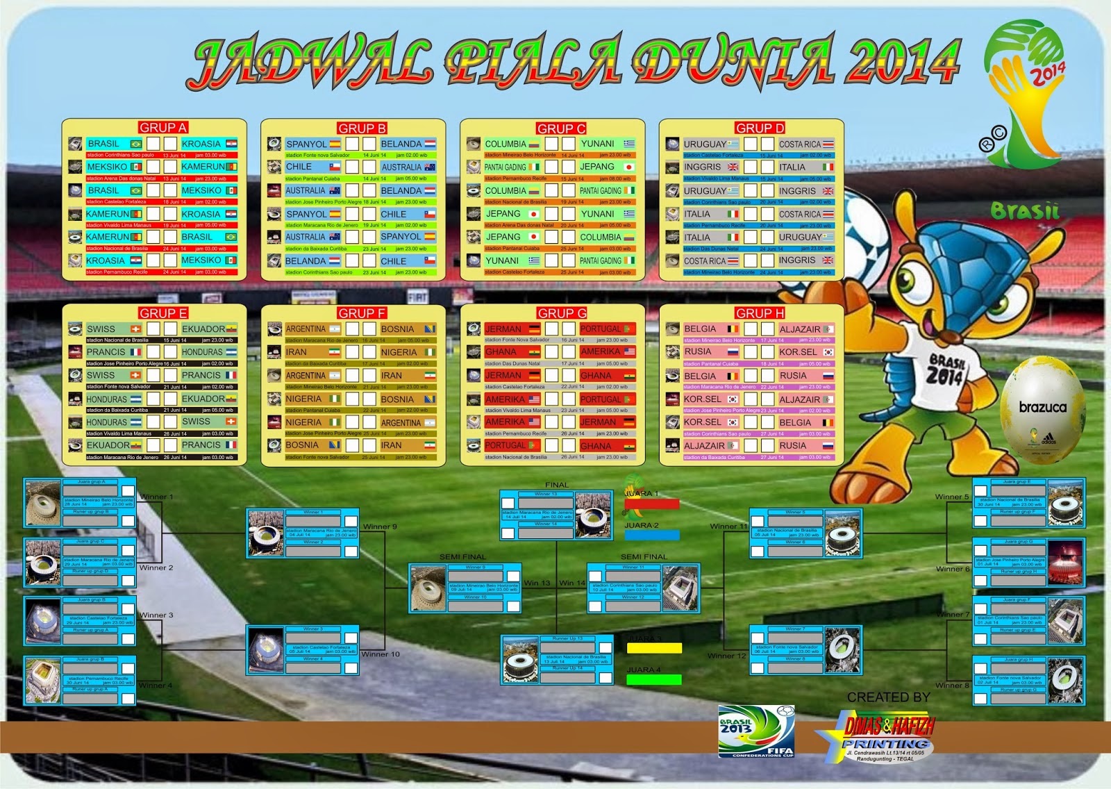 Detail Jadwal Piala Dunia Bergambar Nomer 11