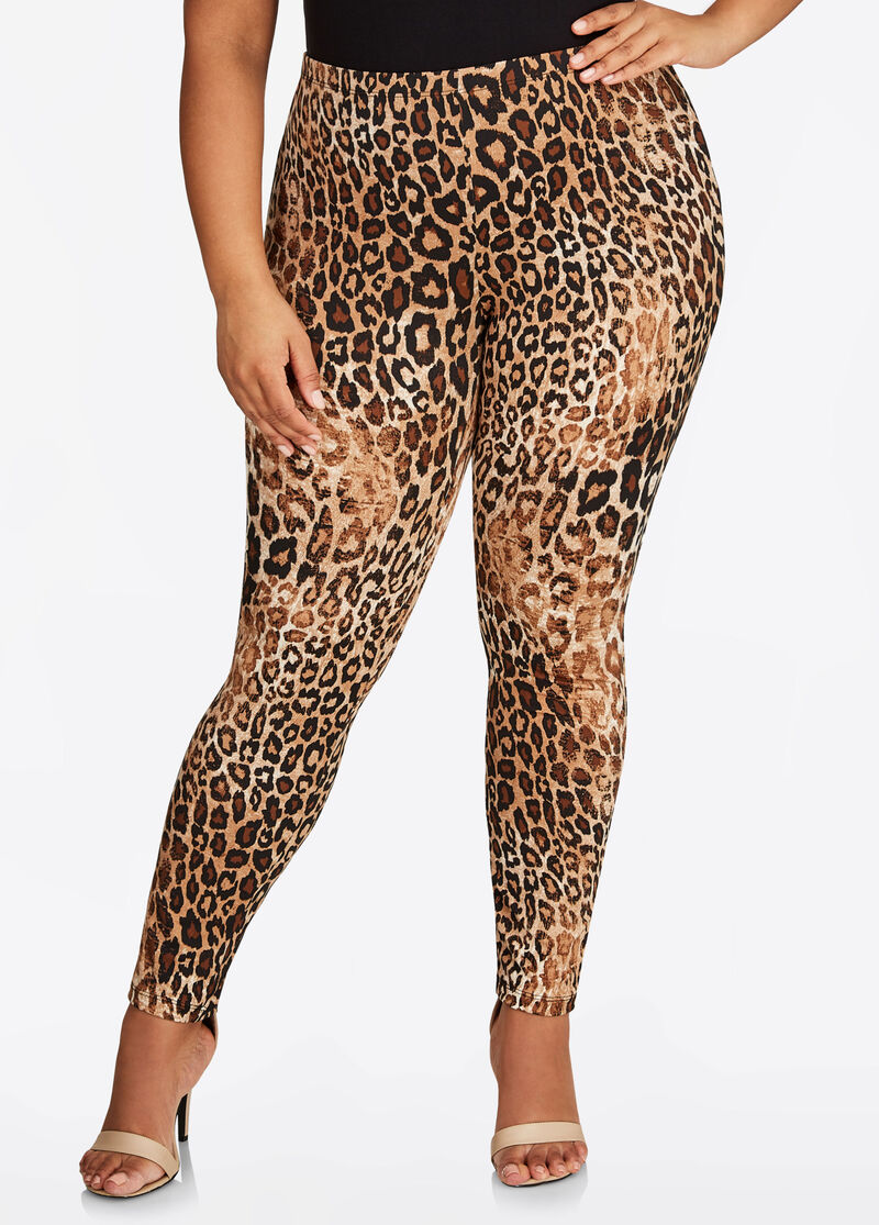Detail Jaguar Print Leggings Nomer 14