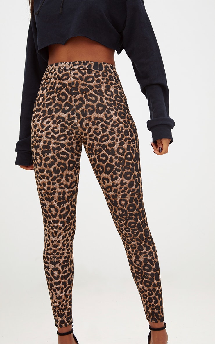 Detail Jaguar Print Leggings Nomer 17