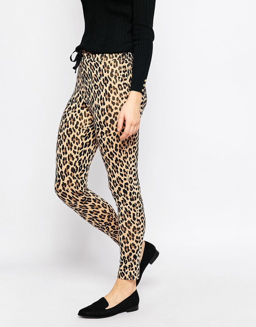 Detail Jaguar Print Leggings Nomer 20