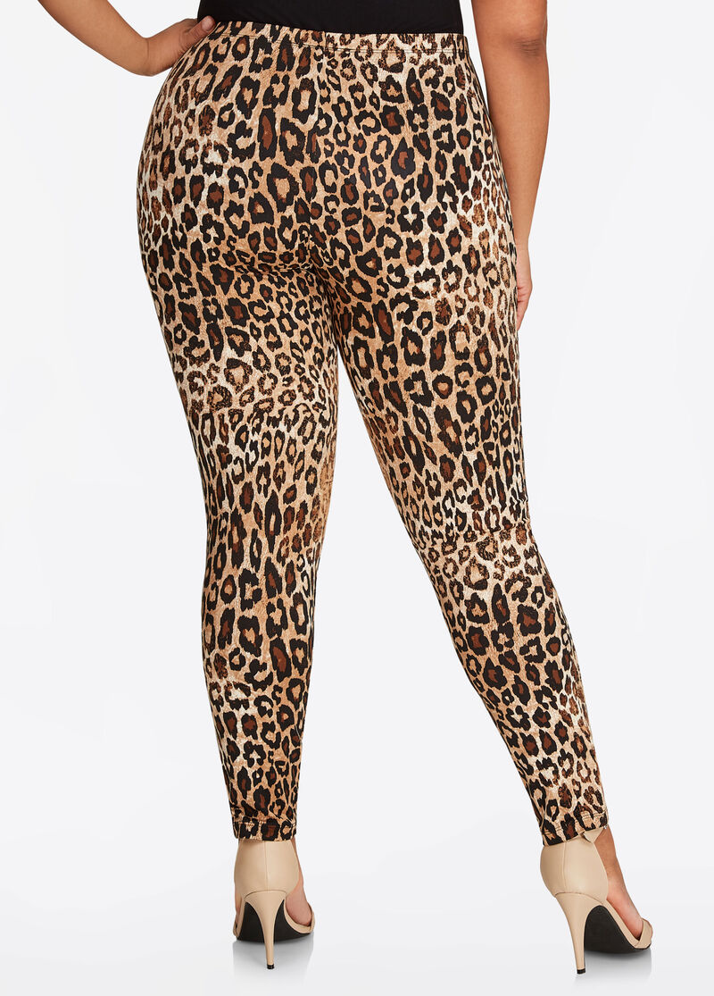 Detail Jaguar Print Leggings Nomer 26
