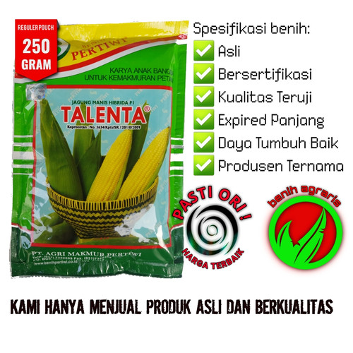 Detail Jagung Manis Talenta Nomer 40