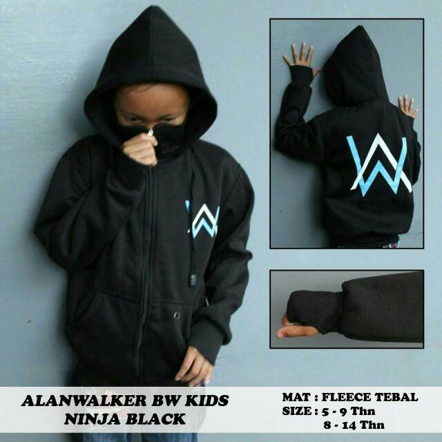 Detail Jaket Alan Walker Anak Nomer 16