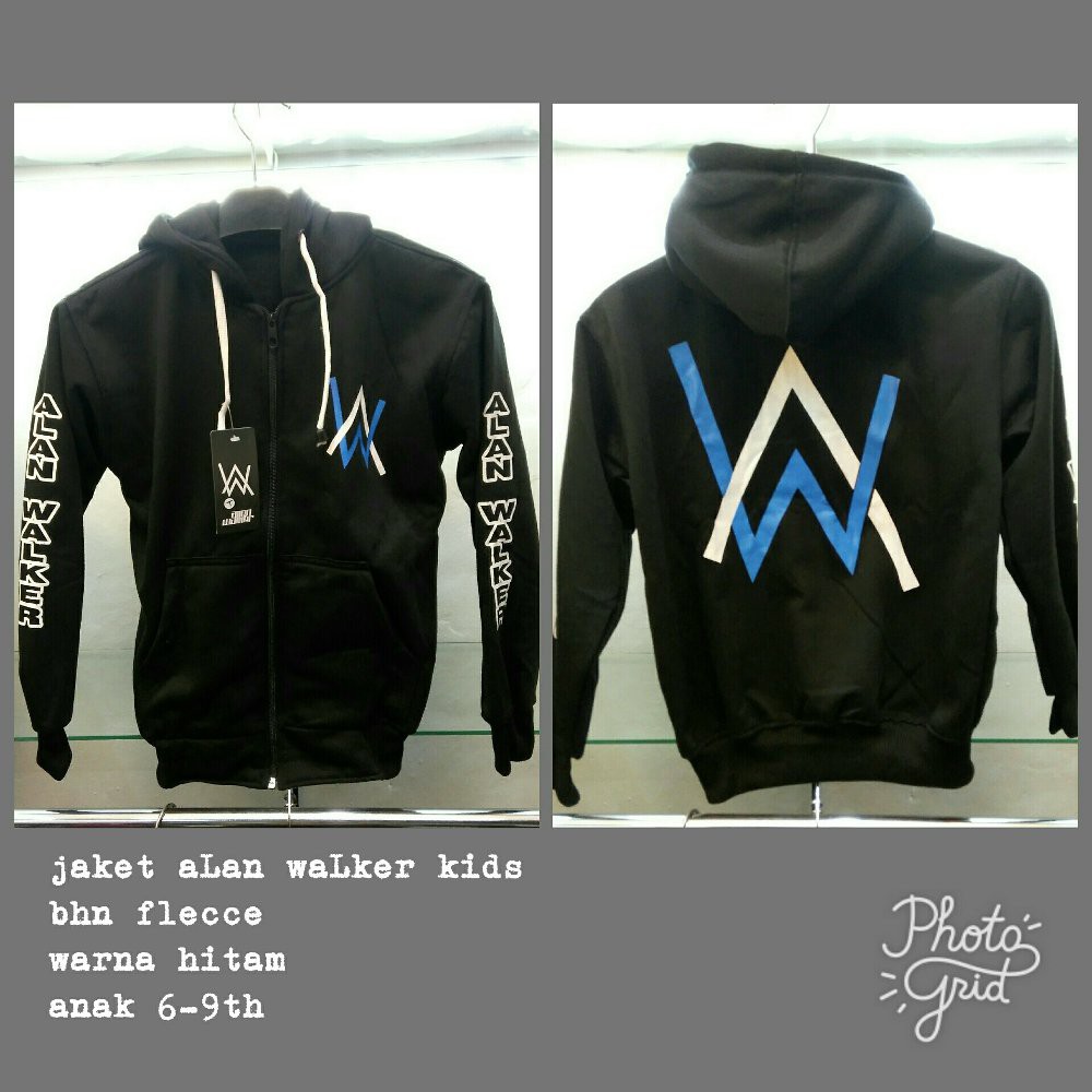 Detail Jaket Alan Walker Anak Nomer 33