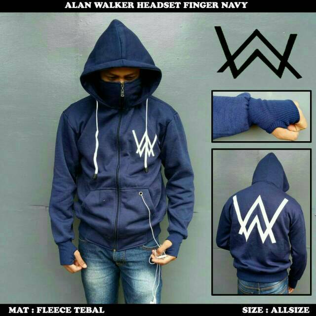 Detail Jaket Alan Walker Anak Nomer 45