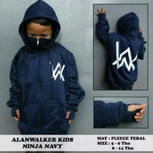 Detail Jaket Alan Walker Anak Nomer 47