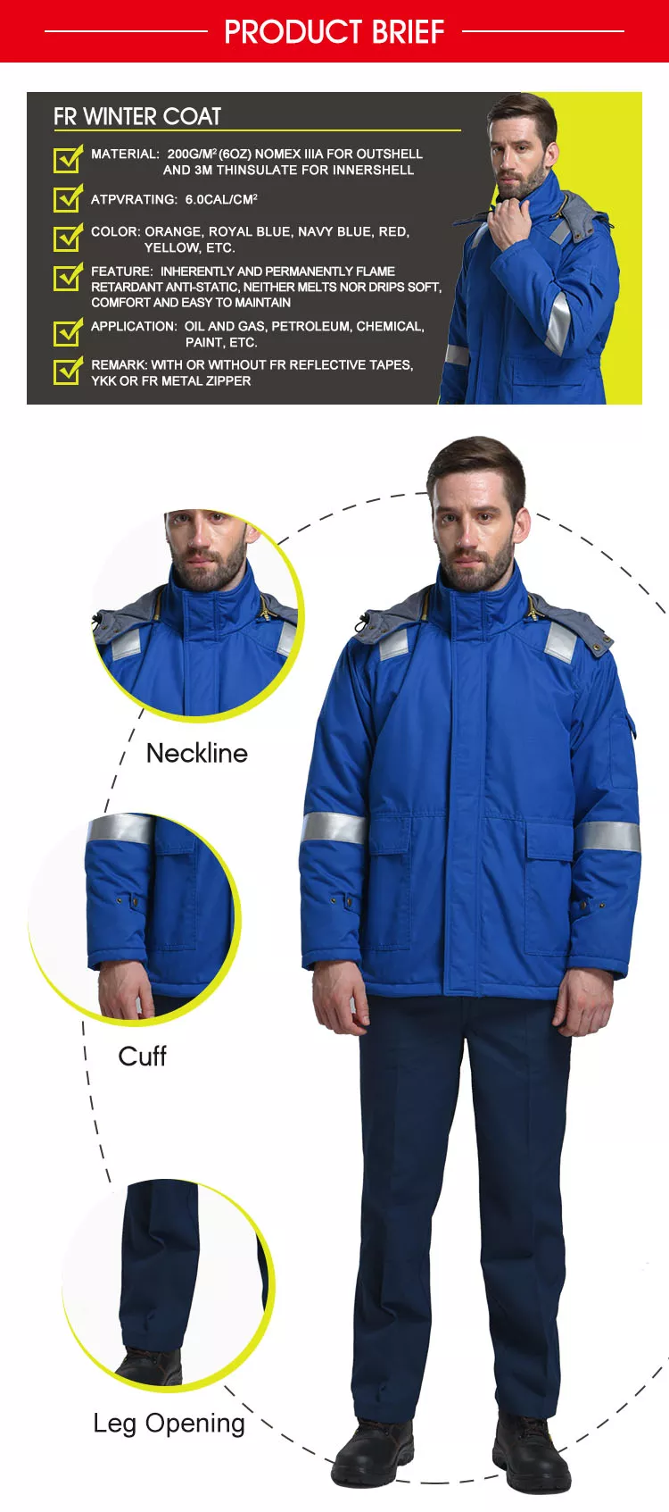 Detail Jaket Anti Api Nomer 47