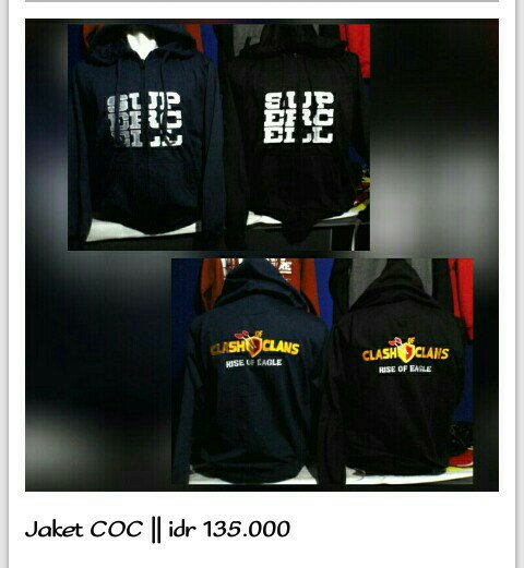 Detail Jaket Coc Nomer 53