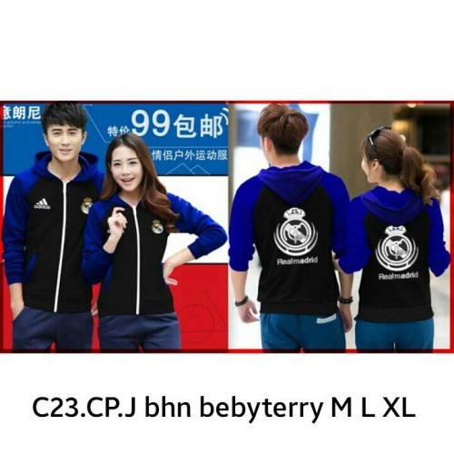 Detail Jaket Couple Real Madrid Nomer 2