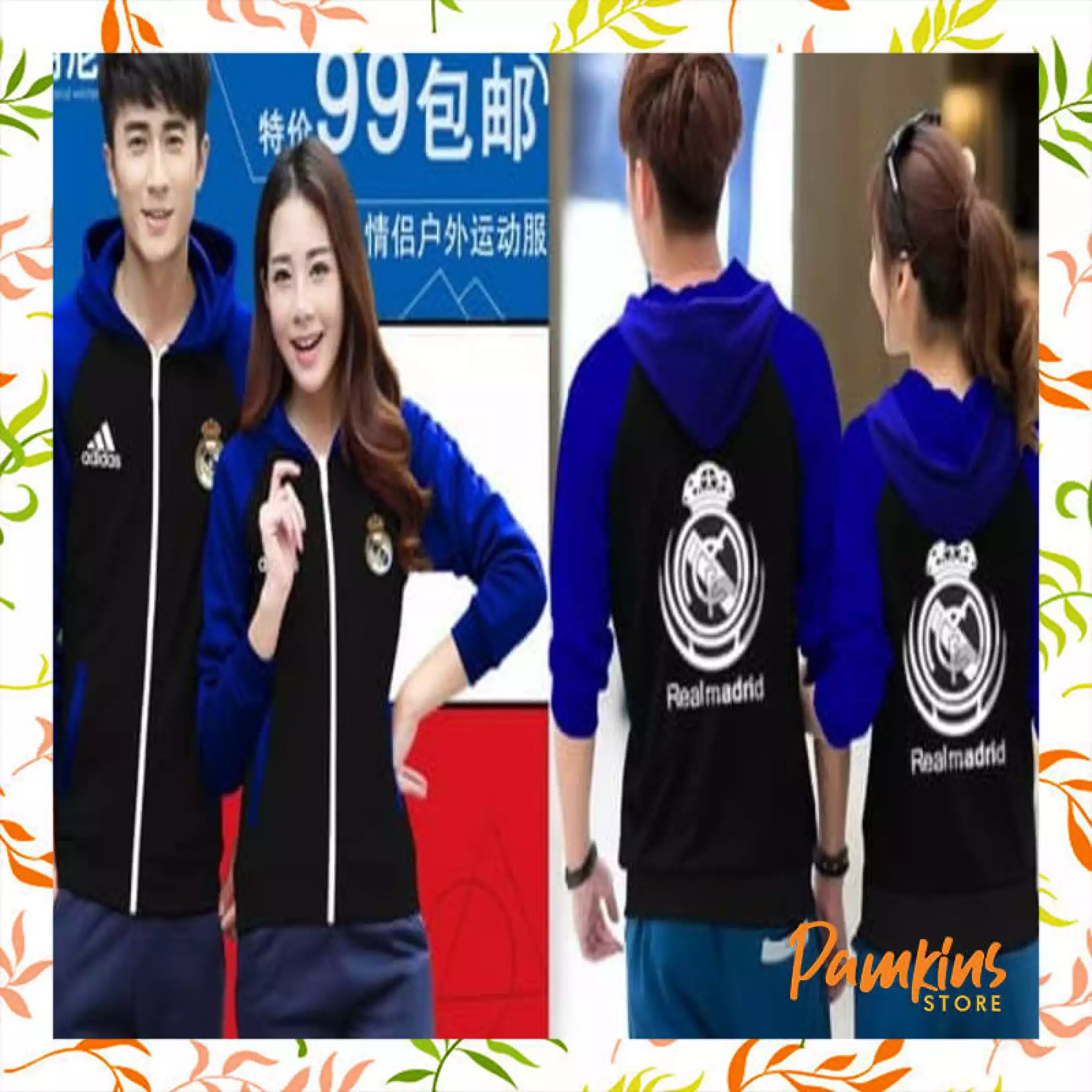 Detail Jaket Couple Real Madrid Nomer 32